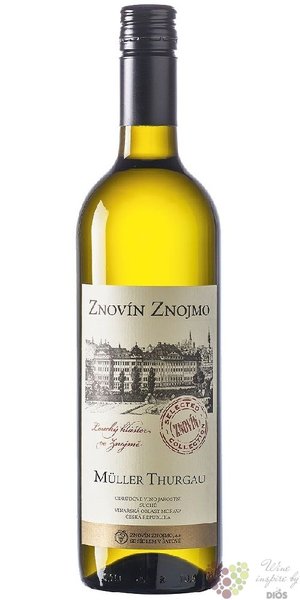 Muller Thurgau  Selected  jakostn odrdov vno Znovn Znojmo  0.75l