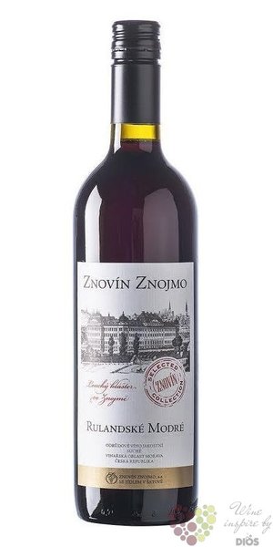 Rulandské modré „ Selected ” jakostní odrůdové víno Znovín Znojmo  0.75 l