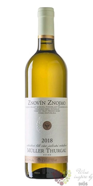 Mller Thurgau 2013 jakostn vno Znovn Znojmo  0.75 l