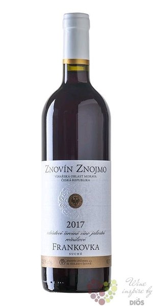 Frankovka 2017 jakostn vno Znovn Znojmo  0.75 l