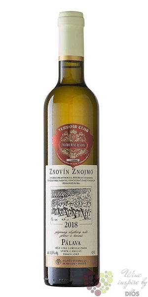 Pálava „ Terroir club ” 2018 výběr z hroznů z vinařství Znovín Znojmo  0.50 l