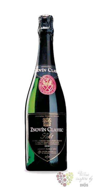 Sekt „ Znovín Classic ” 2008 Demi sec šumivé víno z vinařství Znovín Znojmo   0.75 l