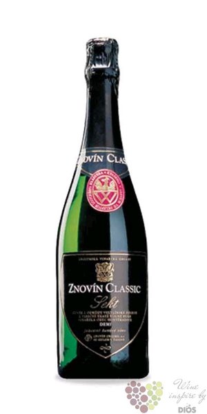 Sekt „ Znovín Classic ” 2008 Brut šumivé víno z vinařství Znovín Znojmo   0.75 l