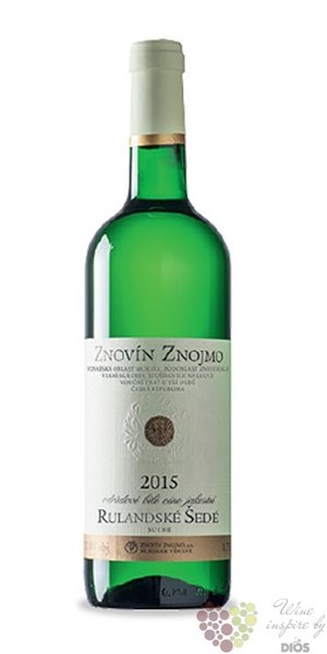 Znovín Rulandské šedé ročníkové 2018  0.75l